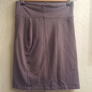 Grey cotton H&M mini skirt